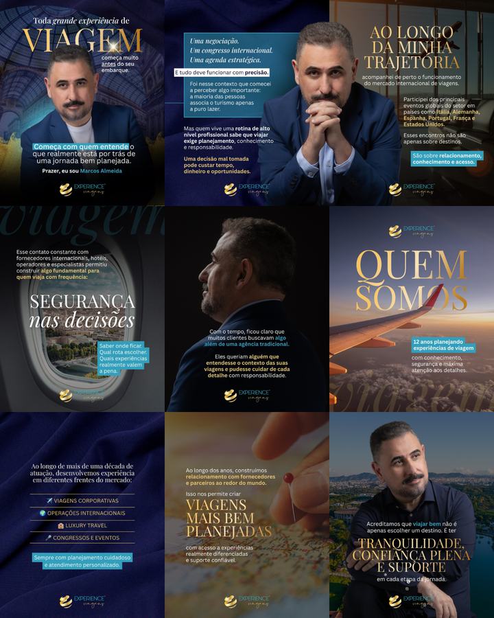 Experience Viagens &mdash; corporate travel feed