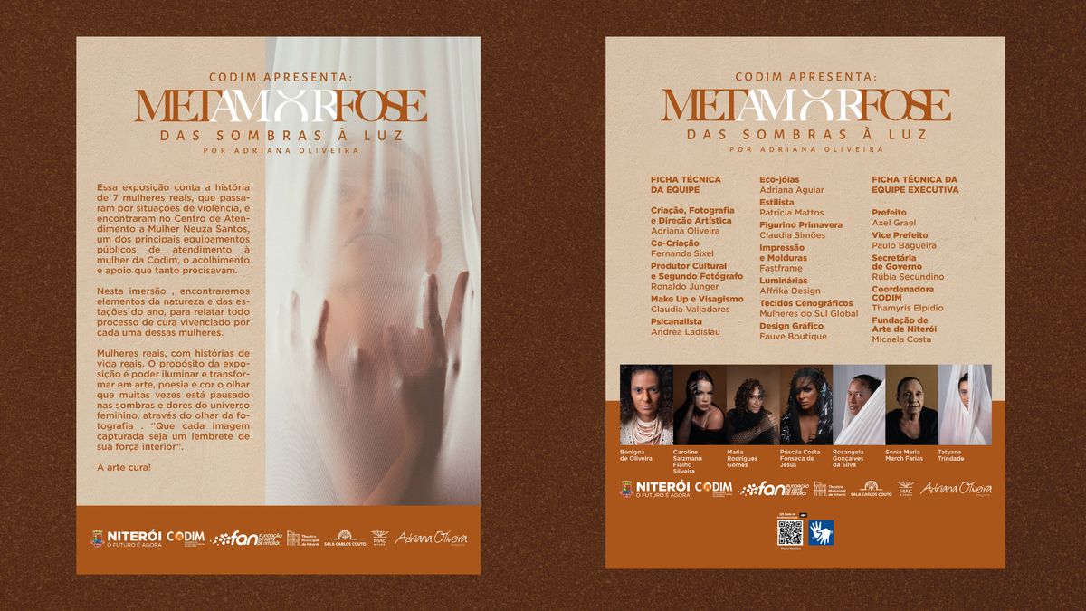 Metamorfose &mdash; flyer, front and back