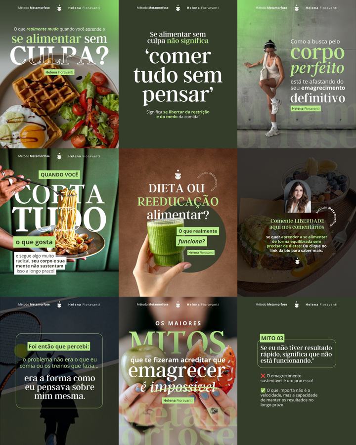 M&eacute;todo Metamorfose &mdash; guilt-free eating posts
